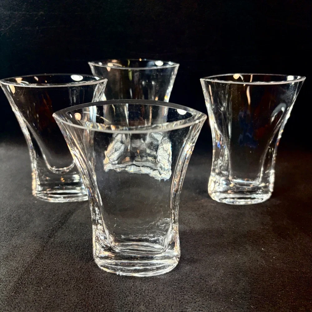 Hand Blown Crystal Posy Vases‎ 4